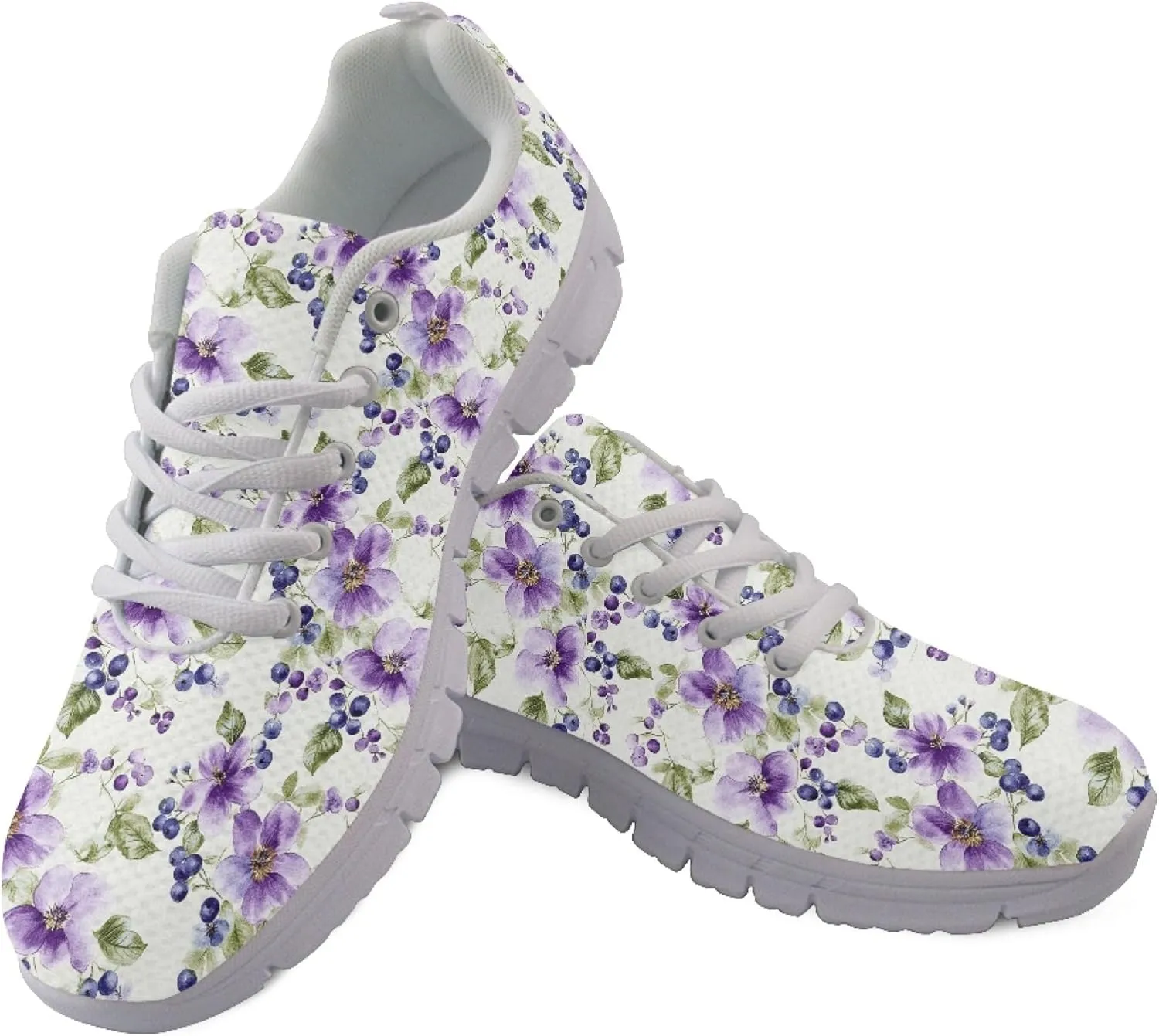Womens Sports Trainer Shoes Girls Running Causal Travel Sneakers Outdoor Walking Low Heel Lace up Breathable Lightweight Shoe