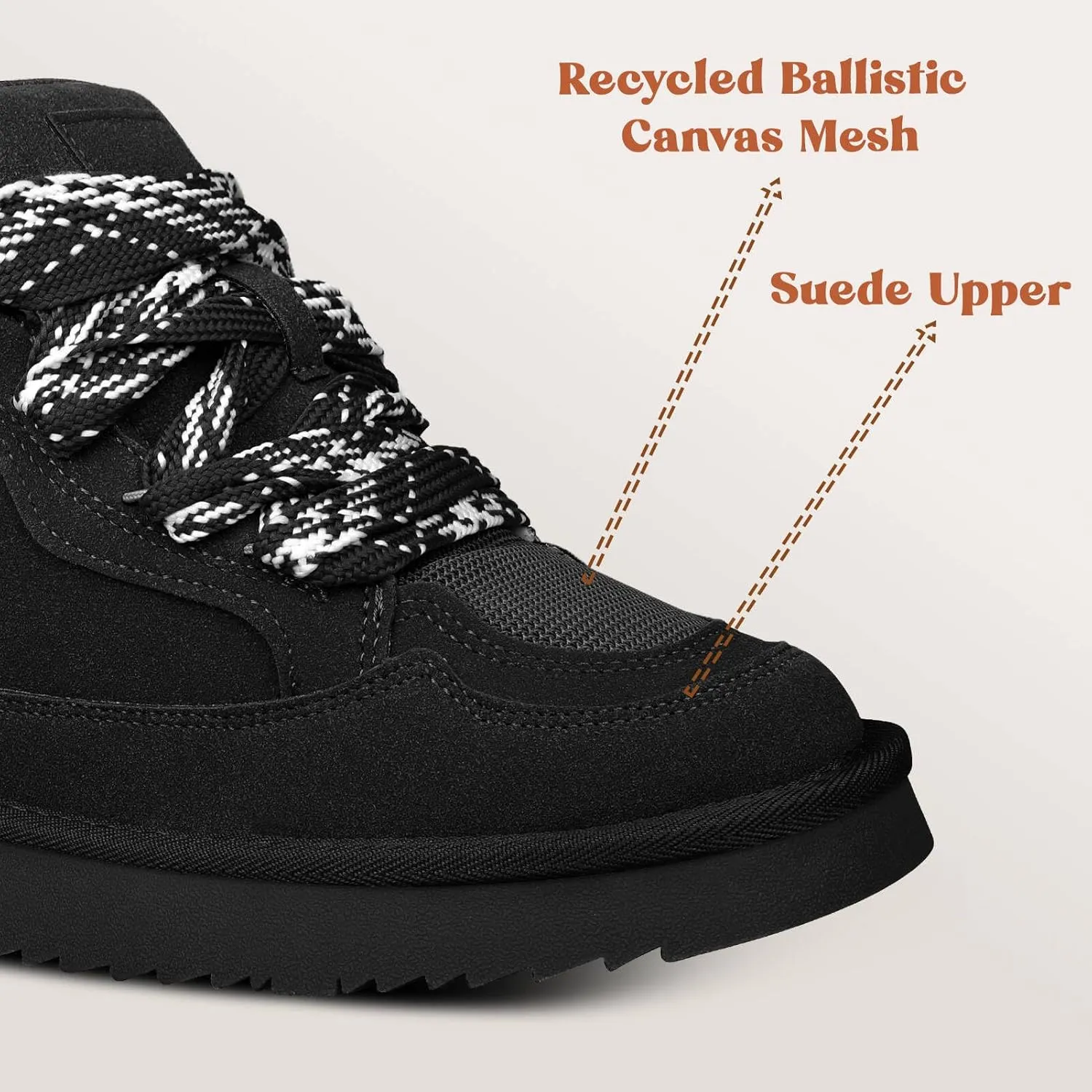 Women's Suede Sneakers Fashion Lace-up Sneakers for Women Casual Comfortable Anti-Slip Outdoor Walking Shoes