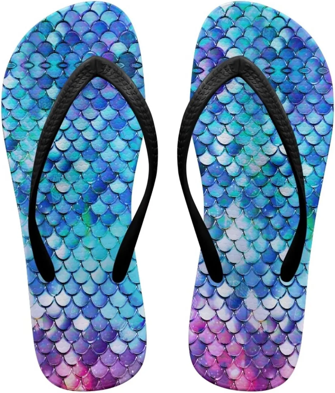 Womens Thong Flip Flop Flat Sandals Non-Slip Wide Width Beach Flip Flops Casual Bathroom Shoes