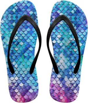 Womens Thong Flip Flop Flat Sandals Non-Slip Wide Width Beach Flip Flops Casual Bathroom Shoes