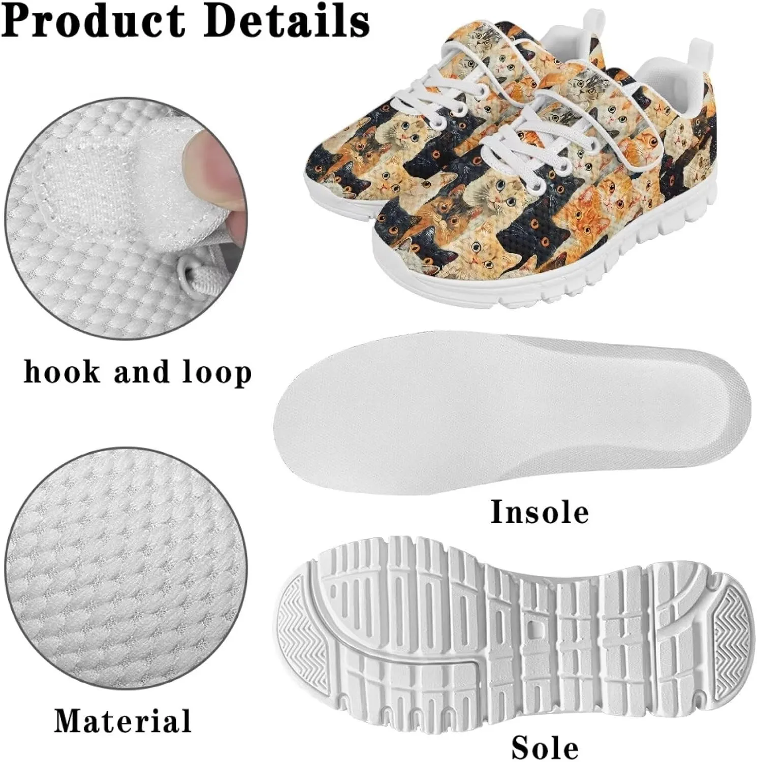 Yzaoxia Little/Big Kids Tennis Shoes Boys Girls Sneakers Sport Shoes